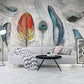 Abstract peel and stick wallpaper Removable Textured wall mural prints fabric vinyl Modern wallpaper wall sticker custom wall decoration