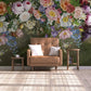 Wall mural prints Peel and stick Flower wall backdrop Peony wallpaper Botanical removable Home wall decor Murals for girls Climbing rose