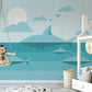 Boy nursery decor Removable wallpaper Textured wallpaper nursery wallpaper vinyl wallpaper modern wallpaper wall print art