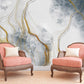 Art deco abstract modern wallpaper peel and stick, removable, self adhesive, temporary Giant vinyl, canvas wall mural bedroom, living room