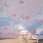 Nursery girl wallpaper Blush wallpaper Removable wallpaper Textured wallpaper nursery wallpaper vinyl wallpaper Wall mural photography