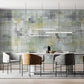 Art deco abstract modern wallpaper peel and stick, removable, self adhesive, temporary Giant vinyl, canvas wall mural bedroom, living room