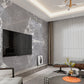 Marble peel and stick wallpaper, extra large abstract wall mural, removable grey mural, temporary accentual photo mural, canvas wallpaper
